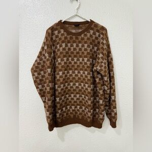 Mon Repos Alpaca Sweater Made in Peru  Size L